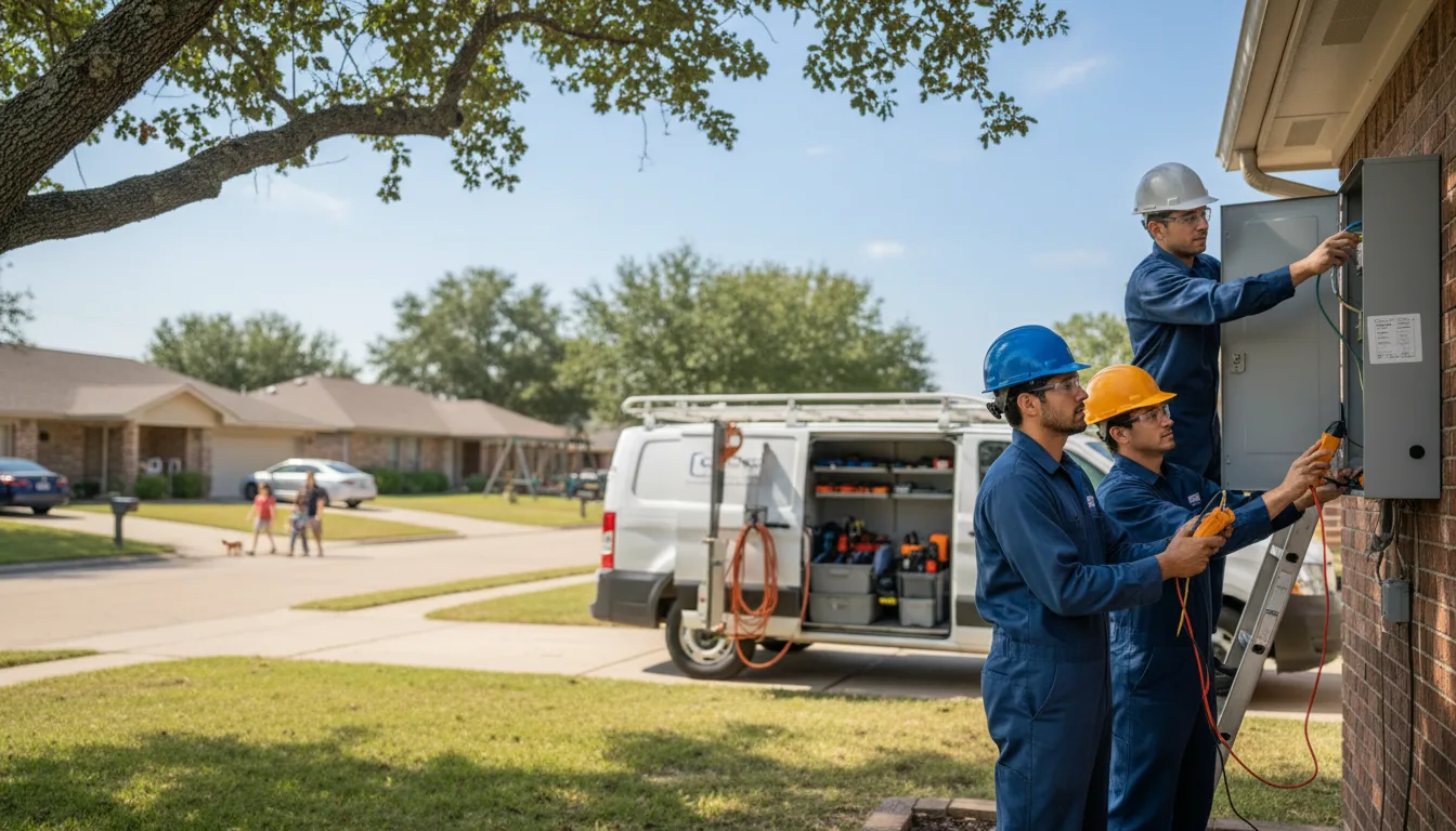 Certified electrician providing emergency electrical services in Dixon, NE